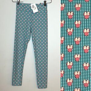 Lularoe / Disney NEW Minnie Mouse Print High Rise Leggings One Size